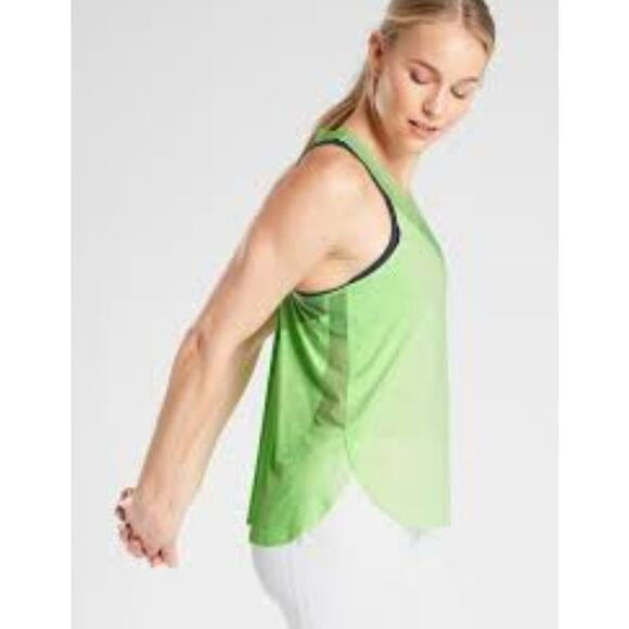 Athleta Speedwork Tank Sonic Mint Green Women’s Small S EUC - Picture 2 of 8